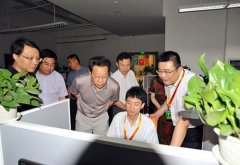 省文化厅领导到徐庄数字文化产业园调研