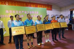 集团参加市文化产业工会职工乒乓球大赛获佳绩